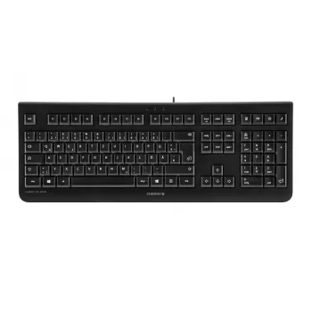 CHERRY DC 2000 klaviatūra su pele, laidinė, USB, QWERTY išdėstymas, juoda