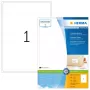 HERMA Premium Adresų etiketės A4 199,6x289,1 mm balto matinio popieriaus 100 lapų