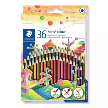 Spalvoti pieštukai Staedtler Noris colour 185, 36 vnt.
