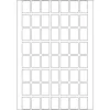 Įvairios paskirties lipdukai HERMA 12x18 mm balti Movables/nuimami popieriniai matiniai