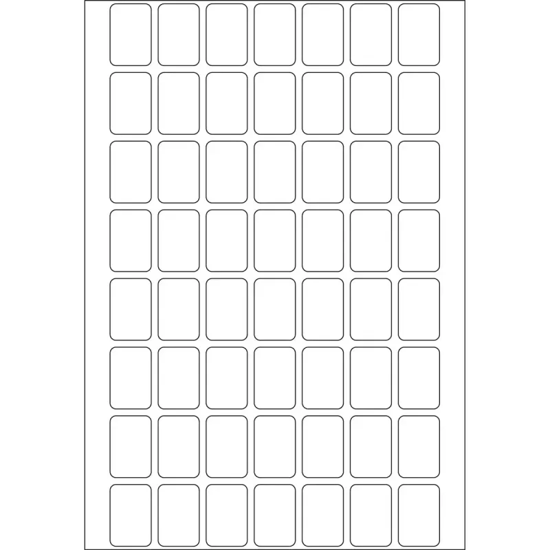 Įvairios paskirties lipdukai HERMA 12x18 mm balti Movables/nuimami popieriniai matiniai