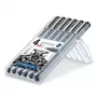 Finelineris Staedtler 308 SB6P juodas 6 vnt