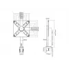 Multibrackets M Deskmount XL Black stalinis laikiklis dideliems ekranams