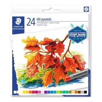 Aliejinės pastelės Staedtler 2420 įvairiaspalvės 24 vnt.