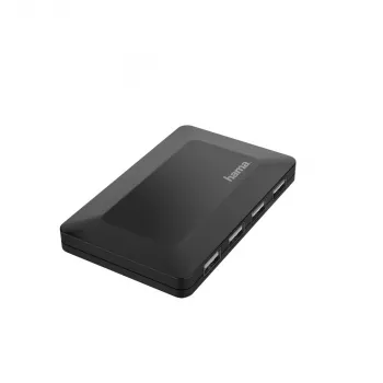 Hama 00200122 USB 2.0 keturių prievadų šakotuvas, 480 Mbit/s, juodas