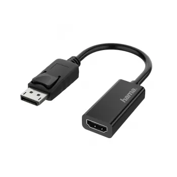 Hama 00200335 vaizdo kabelio adapteris DisplayPort į HDMI juodas