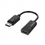 Hama 00200335 vaizdo kabelio adapteris DisplayPort į HDMI juodas