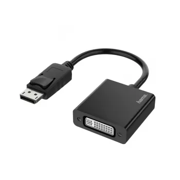 Hama 00200336 vaizdo kabelio adapteris DisplayPort į DVI-I juodas