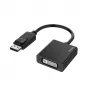Hama 00200336 vaizdo kabelio adapteris DisplayPort į DVI-I juodas