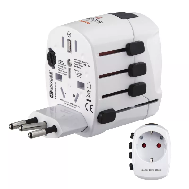 Hama World Travel Pro universalus kištukinis adapteris Baltas
