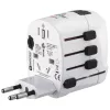 Hama World Travel Pro universalus kištukinis adapteris Baltas