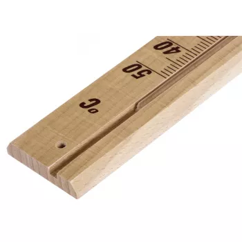 Hama 00186401 mechaninis kambario termometras, medžio spalva