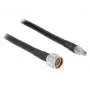 Koaksialinis kabelis DeLOCK 1m N/RP-SMA CFD400 LLC400 juodas