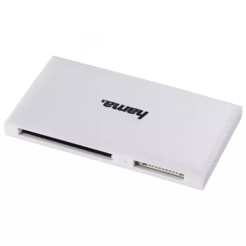 Hama USB 3.0 kortelių skaitytuvas, SD/microSD/CF/MS, baltas