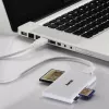 Hama USB 3.0 kortelių skaitytuvas, SD/microSD/CF/MS, baltas