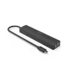 Hama 00200144 USB-C 6-uostų šakotuvas USB 3.2 Gen 1, 5000 Mbit/s, juodas