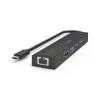Hama 00200144 USB-C 6-uostų šakotuvas USB 3.2 Gen 1, 5000 Mbit/s, juodas