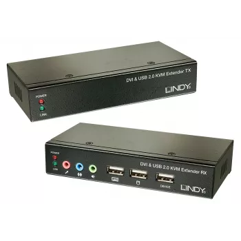 Lindy 39377 KVM jungiklis juodas