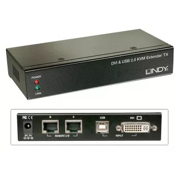 Lindy 39377 KVM jungiklis juodas