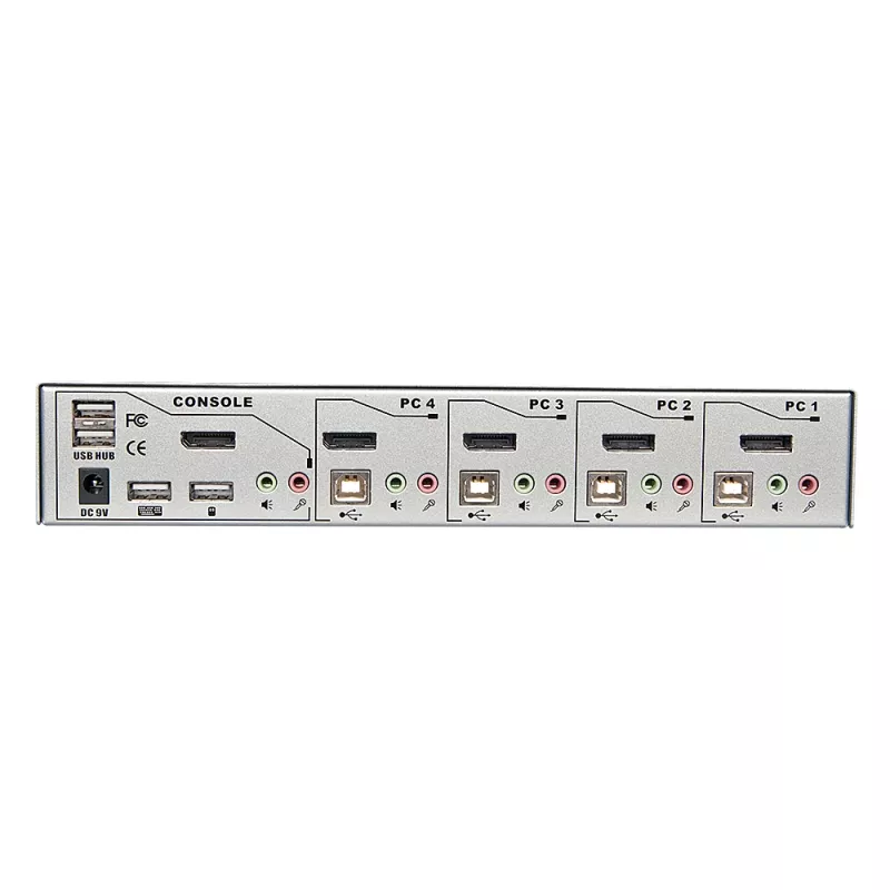 Lindy 4 Port KVM Switch Pro USB 2.0, DisplayPort 1.2 su TTU
