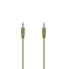 Hama Flexi-Slim garso laidas 0,75 m 3,5 mm Žalias Kištukas-Kištukas