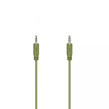 Hama Flexi-Slim garso laidas 0,75 m 3,5 mm Žalias Kištukas-Kištukas