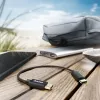 Hama 00201604 USB laidas USB 2.0 0,2 m USB C juodas