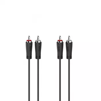 Hama 00205257 garso laidas 1,5 m 2 x RCA juodas