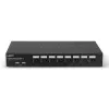 Lindy 8 prievadų DisplayPort 1.2, USB 2.0 ir garso KVM jungiklis, 3840 x 2160 pikselių, 4K Ultra HD, montavimui į stovą, 1U, juodas