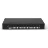 Lindy 8 prievadų DisplayPort 1.2, USB 2.0 ir garso KVM jungiklis, 3840 x 2160 pikselių, 4K Ultra HD, montavimui į stovą, 1U, juodas