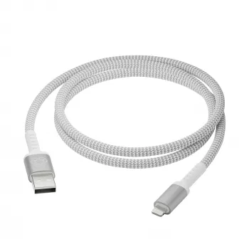 USB-A į Lightning laidas d bramante re-charge Pro BRD Cable 1,2 m, baltas
