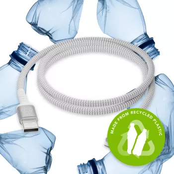 USB-A į Lightning laidas d bramante re-charge Pro BRD Cable 1,2 m, baltas