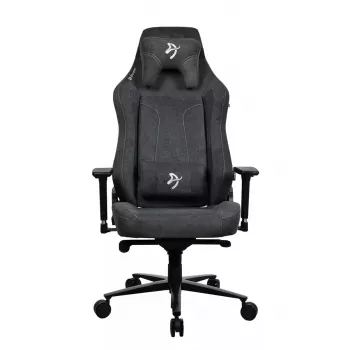 Žaidimų kėdė Arozzi Vernazza XL Softfabric tamsiai pilka, ergonomiškas dizainas