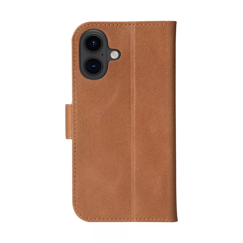 Dėklas folio dbramante1928 Copenhagen iPhone 16 Tan 3 kortelių kišenės