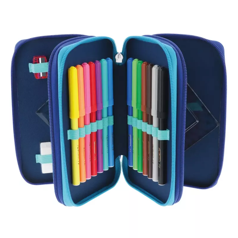 Pieštukinė Herlitz TriCase Dip Dye 31 vnt mėlyna/turquoise poliesteris 190x115x70 mm