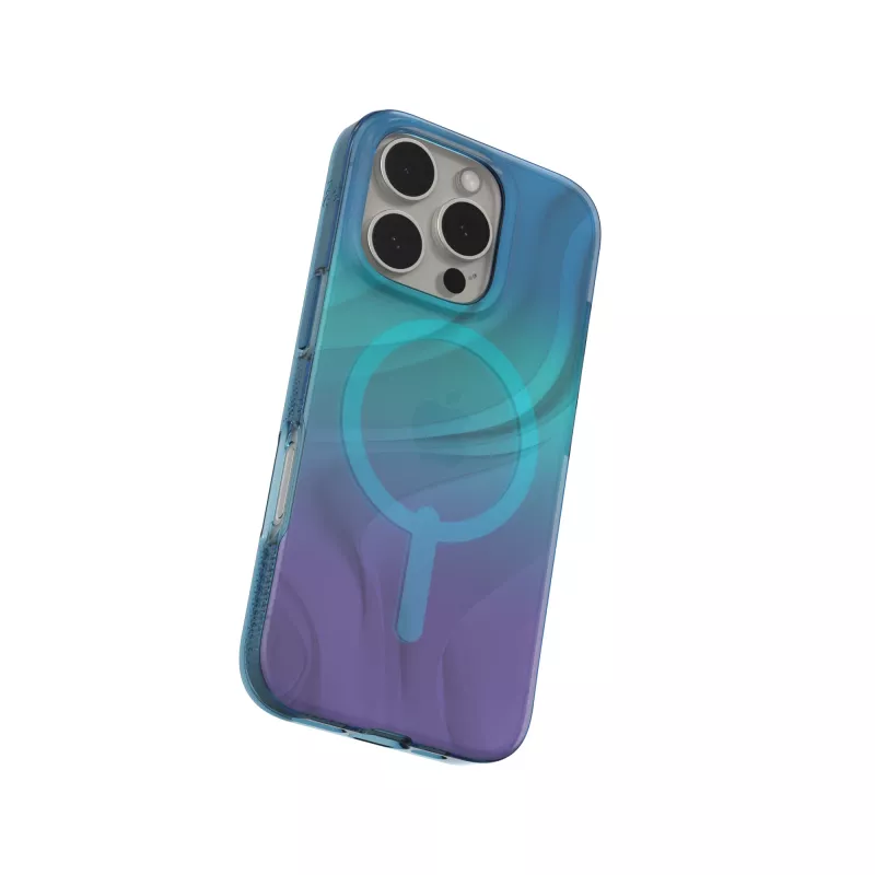 Dėklas ZAGG Milan Snap Apple iPhone 16 Pro Deep Aurora, Mėlyna, Violetinė