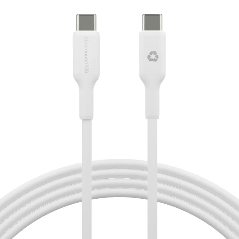 dbramante1928 re-charge laidas USB-C į USB-C, 2 m, baltas