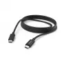 Hama įkrovimo laidas, USB-C – USB-C, 3 m, juodas