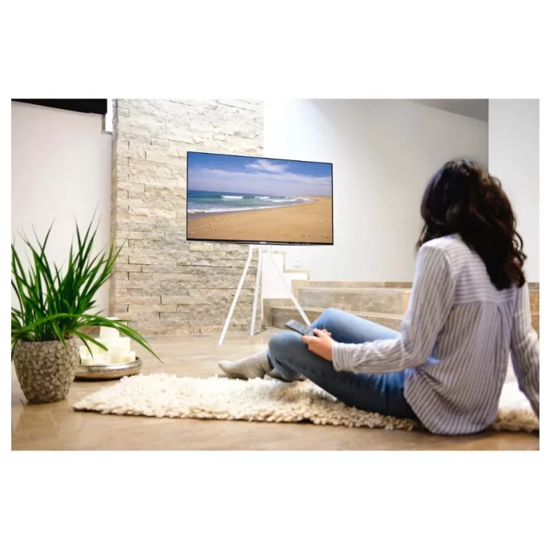 Hama 00220871 TV stovas 190,5 cm (75 colių) Baltas