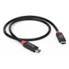 Hama 00200788 USB-C kabelis 1 m juodas