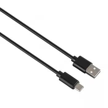 USB kabelis Hama 00200907 USB 2.0 0,9 m USB C USB A juodas