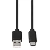 USB kabelis Hama 00200907 USB 2.0 0,9 m USB C USB A juodas