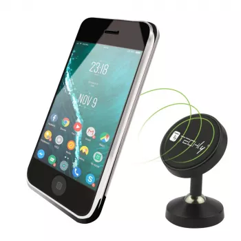 Laikiklis Techly I-SMART-UNI7 mobiliesiems telefonams, juodas