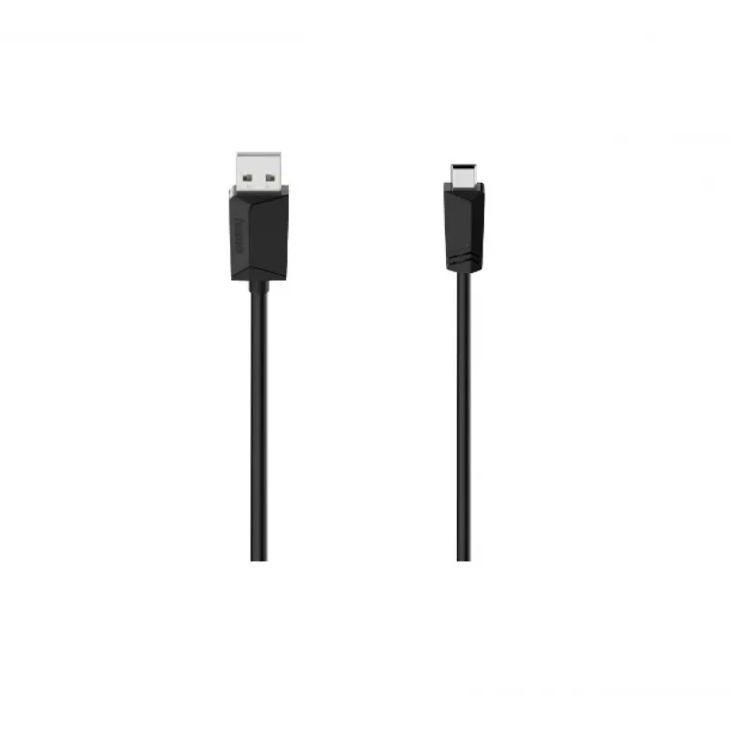 Hama 00074260 USB laidas USB 2.0 1,5 m USB A – Mini-USB B juodas