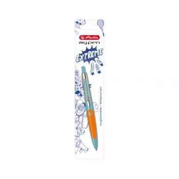 Užspaudžiamas tušinukas Herlitz my.pen Blue