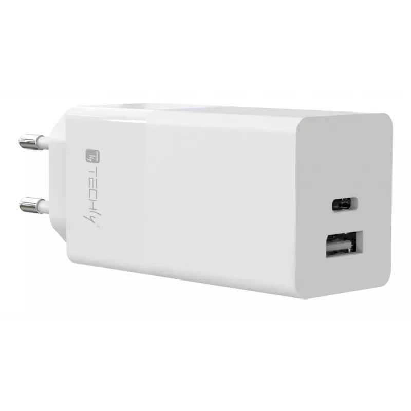 Techly IPW-PD100W-WH USB-C greitasis sieninis kroviklis 100W baltas