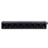 Lindy 73025 maitinimo skirstytuvas (PDU) 8 lizdai 1,5U juodas