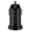Techly Mini automobilinis įkroviklis 2 USB-A prievadai 12W / 2.4A juodas