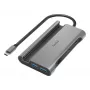 Hama Connect2Mobile V2 USB 3.2 Gen 1 (3.1 Gen 1) Type-C 1000 Mbit/s Antracito daugiafunkcis USB-C stotelė