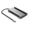 Hama Connect2Mobile V2 USB 3.2 Gen 1 (3.1 Gen 1) Type-C 1000 Mbit/s Antracito daugiafunkcis USB-C stotelė